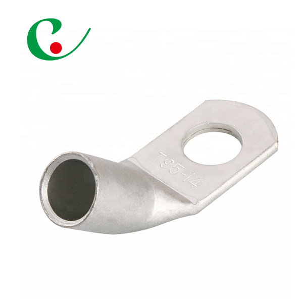 45 degree copper tube crimping cable terminal lugs