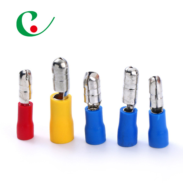 Brass Insulated bullet male terminals